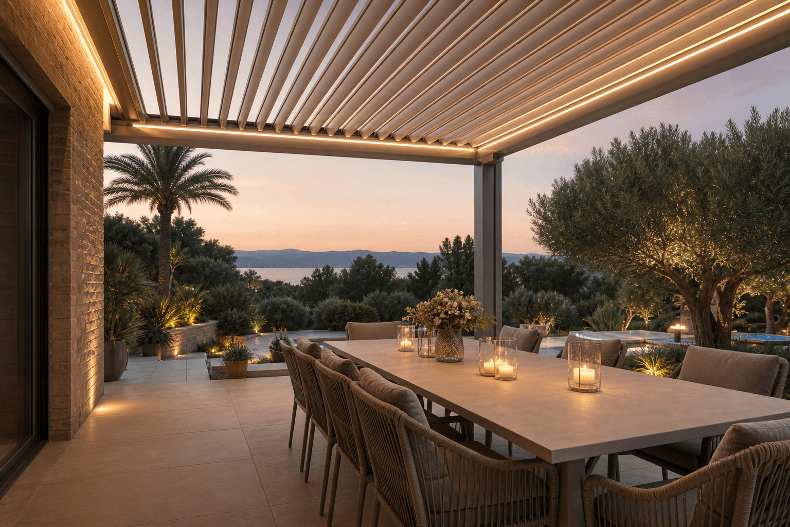 Biyoklimatik pergola projesi
